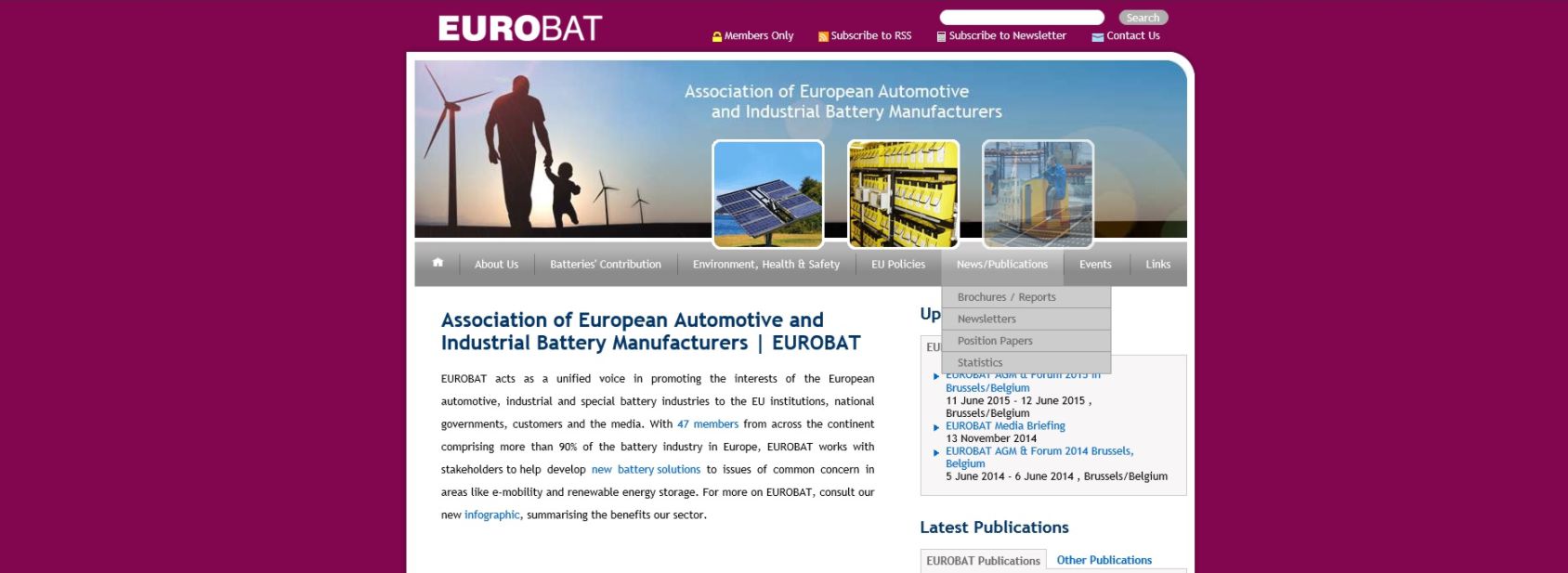 EURO BAT - Ассоциация европейских производителей промышленных и автомобильных аккумуляторов   http://www